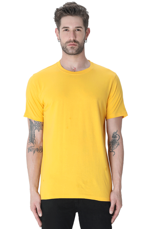 Classic Golden Yellow Tee - Bright & Bold | Zustify